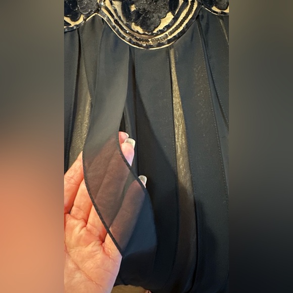 NWT Evening Dress - Black & Gold Sue Wong - Picture 13 of 13